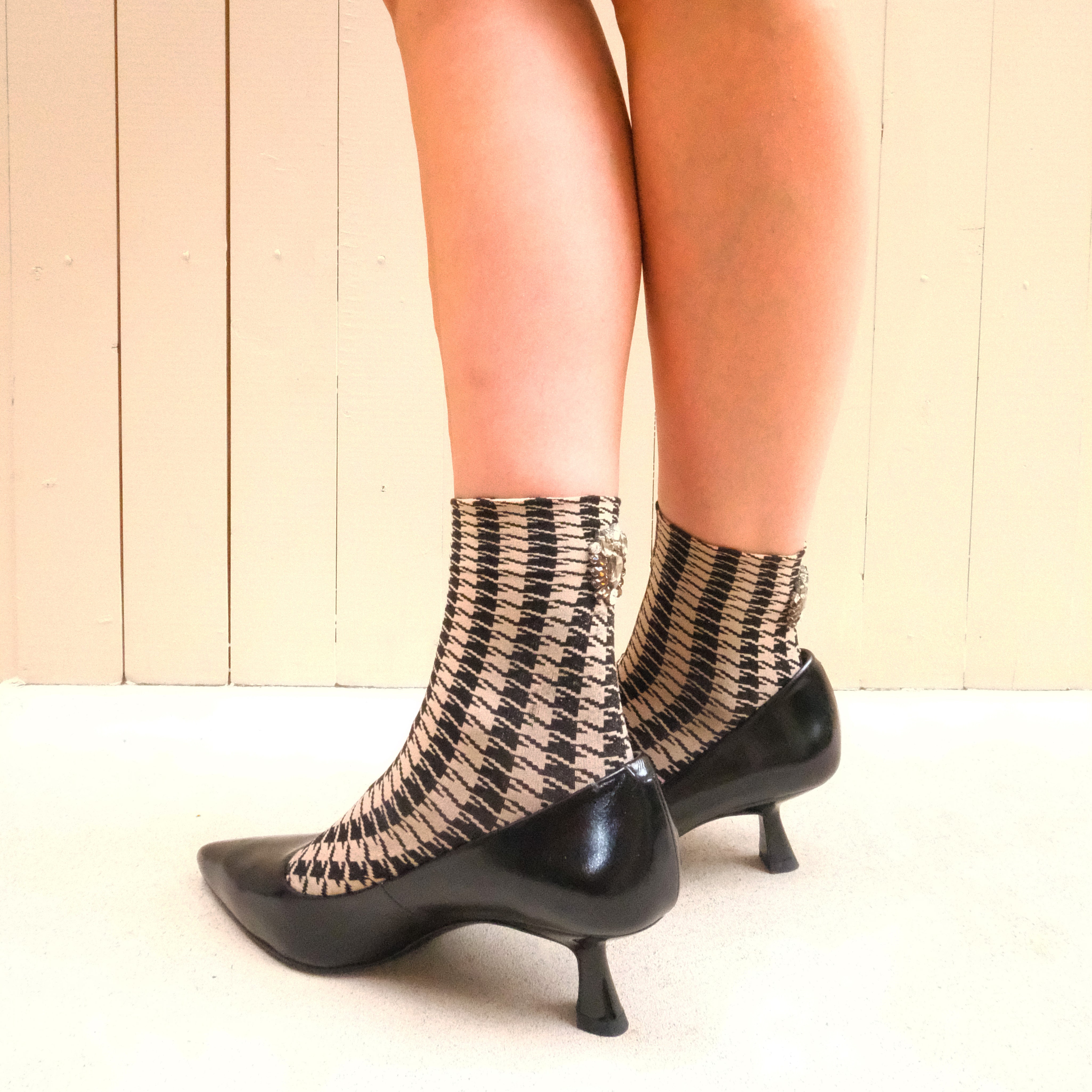 The No Regrets Black Leather Pump