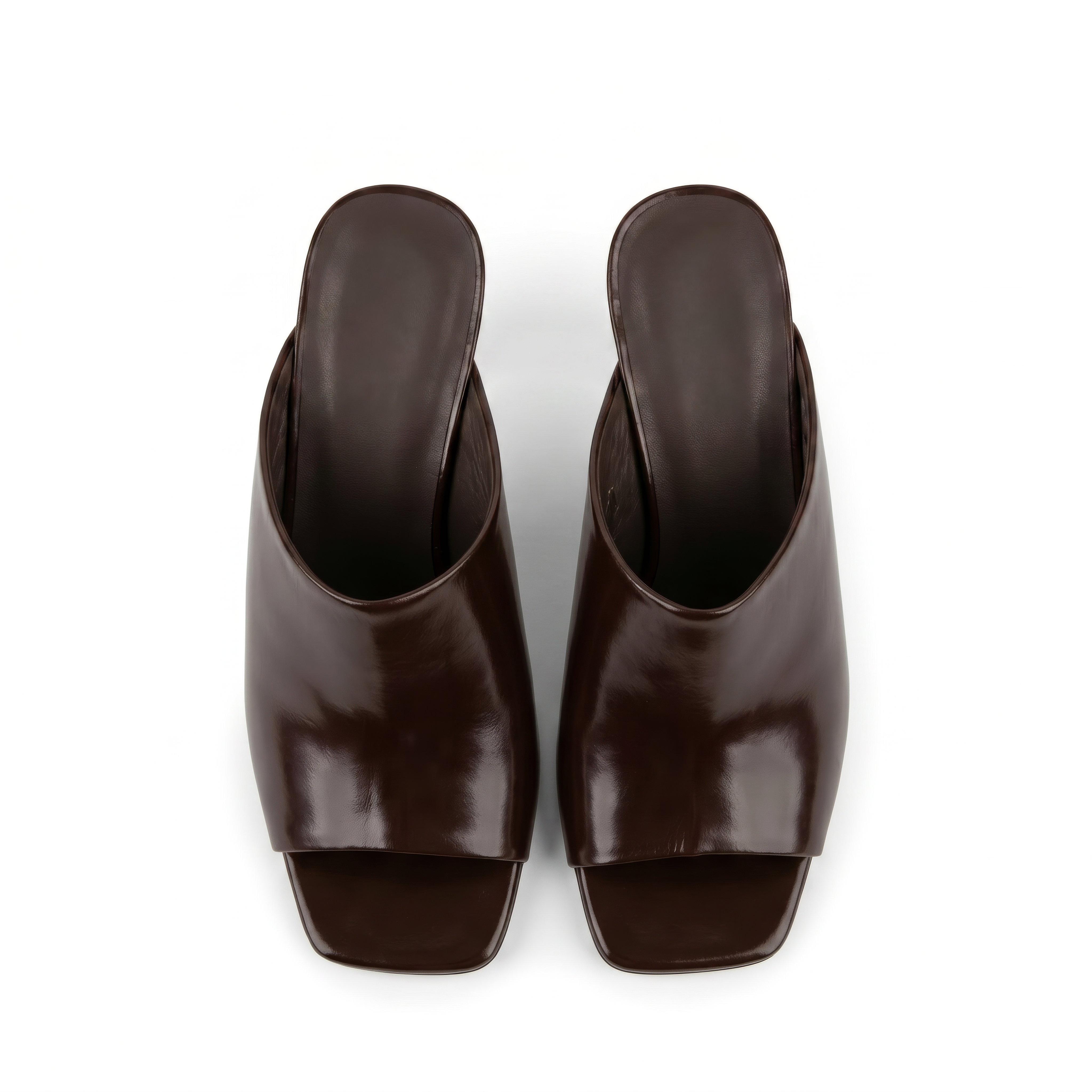 The Favorite Chocolate Brown Leather Mule