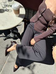 The No Regrets Brown Leather Pump