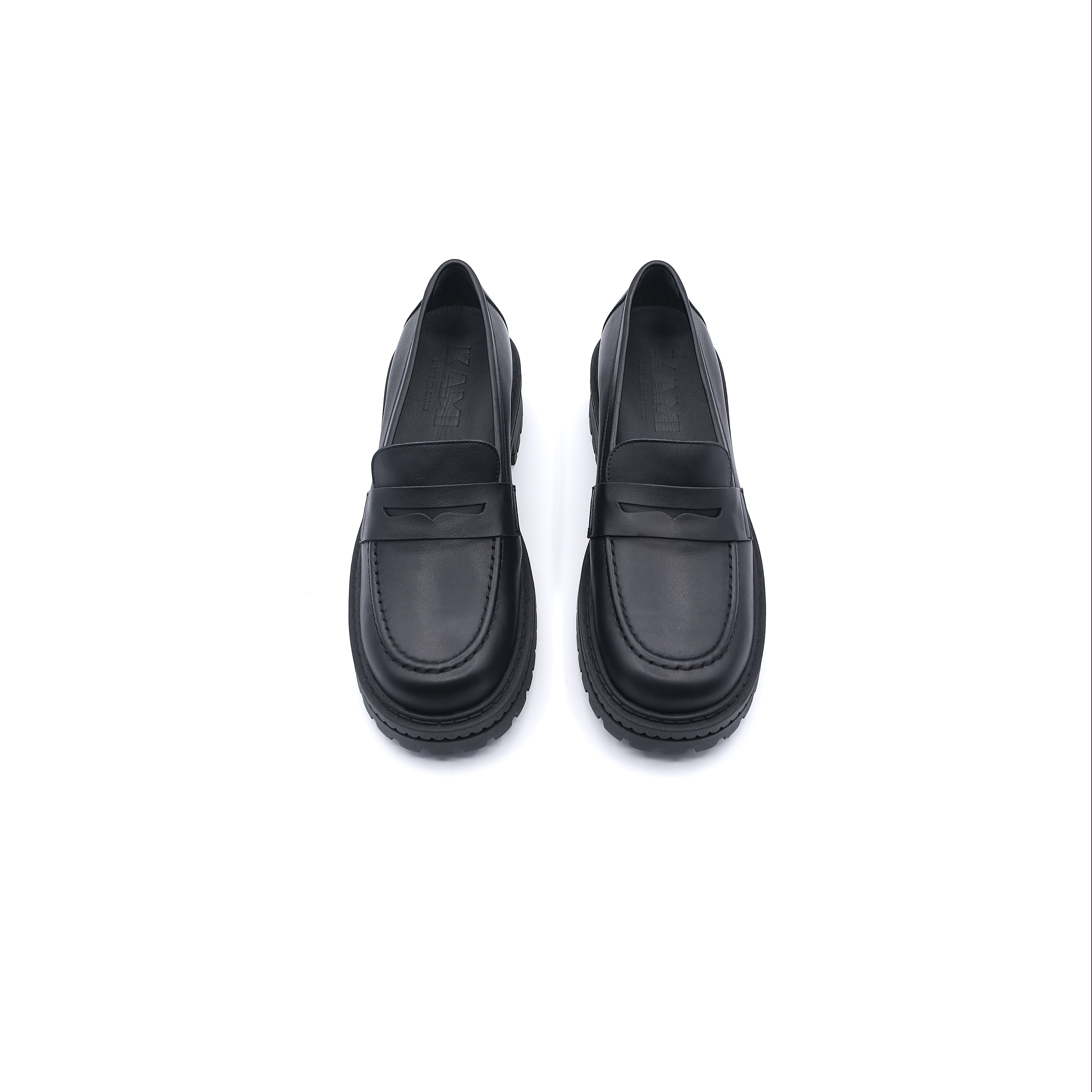 The Martini Black Leather Loafer