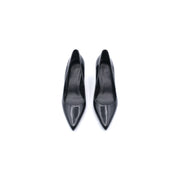 The No Regrets Black Leather Pump