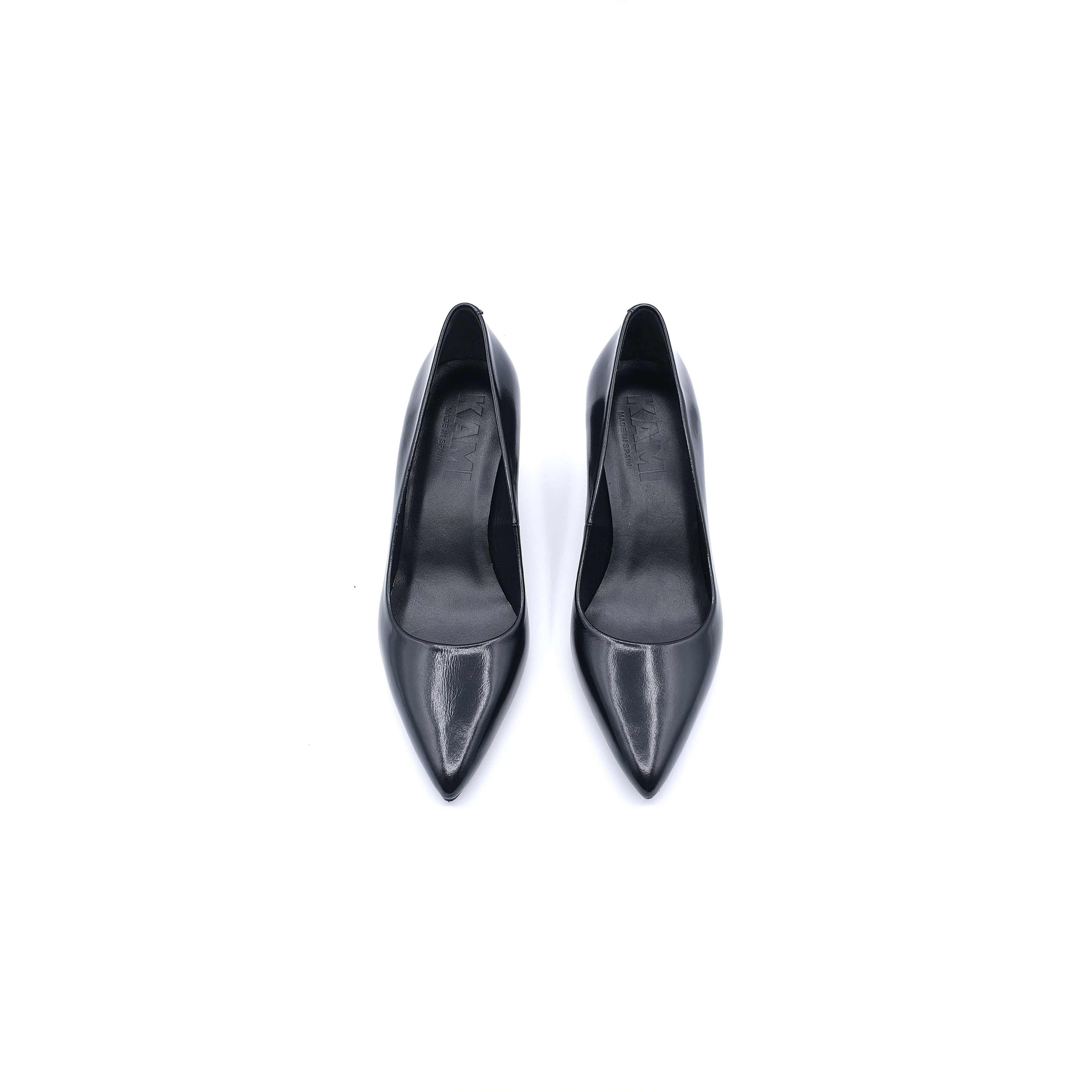 The No Regrets Black Leather Pump