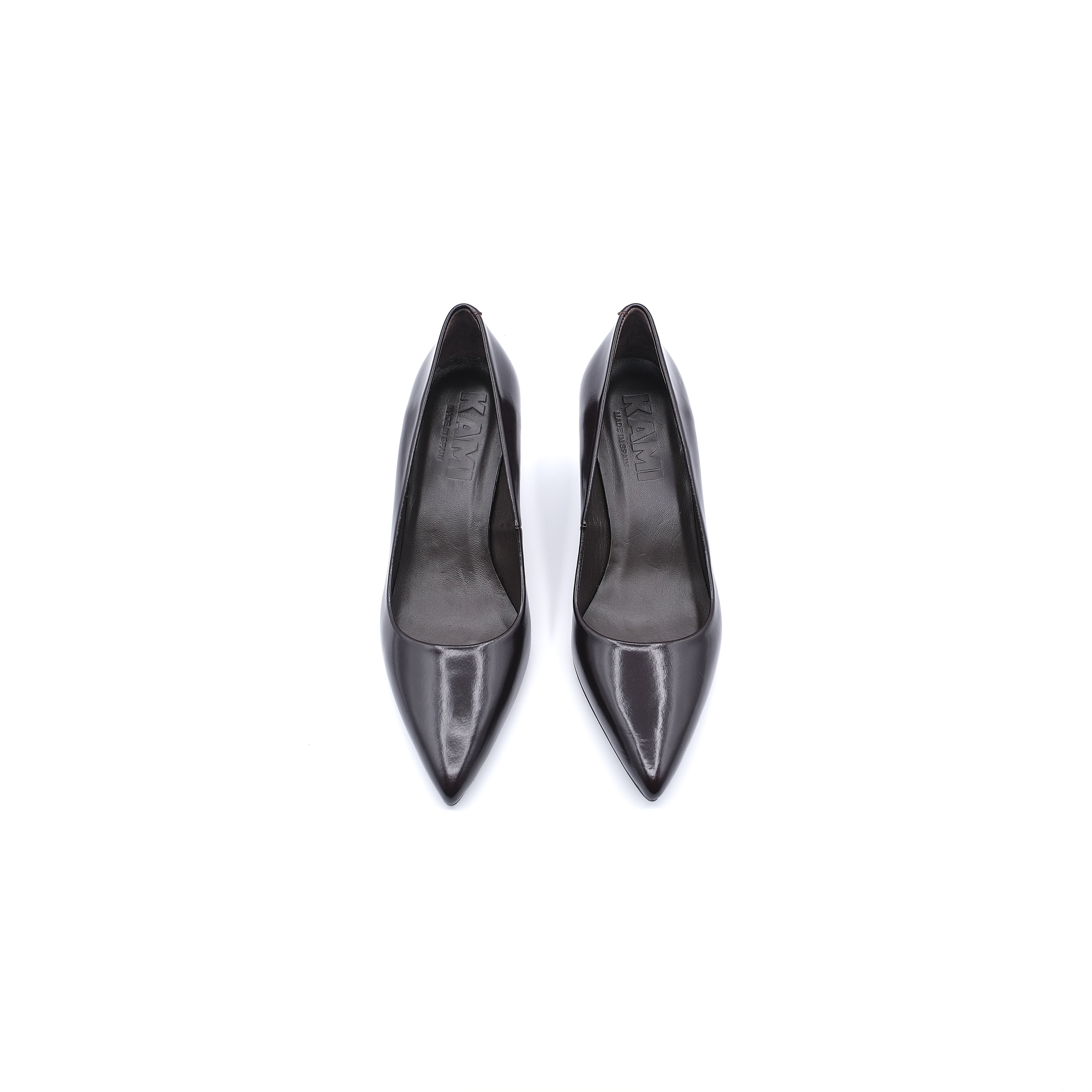 The No Regrets Brown Leather Pump