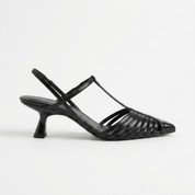 The RSVP Black Strappy Heel Sandal