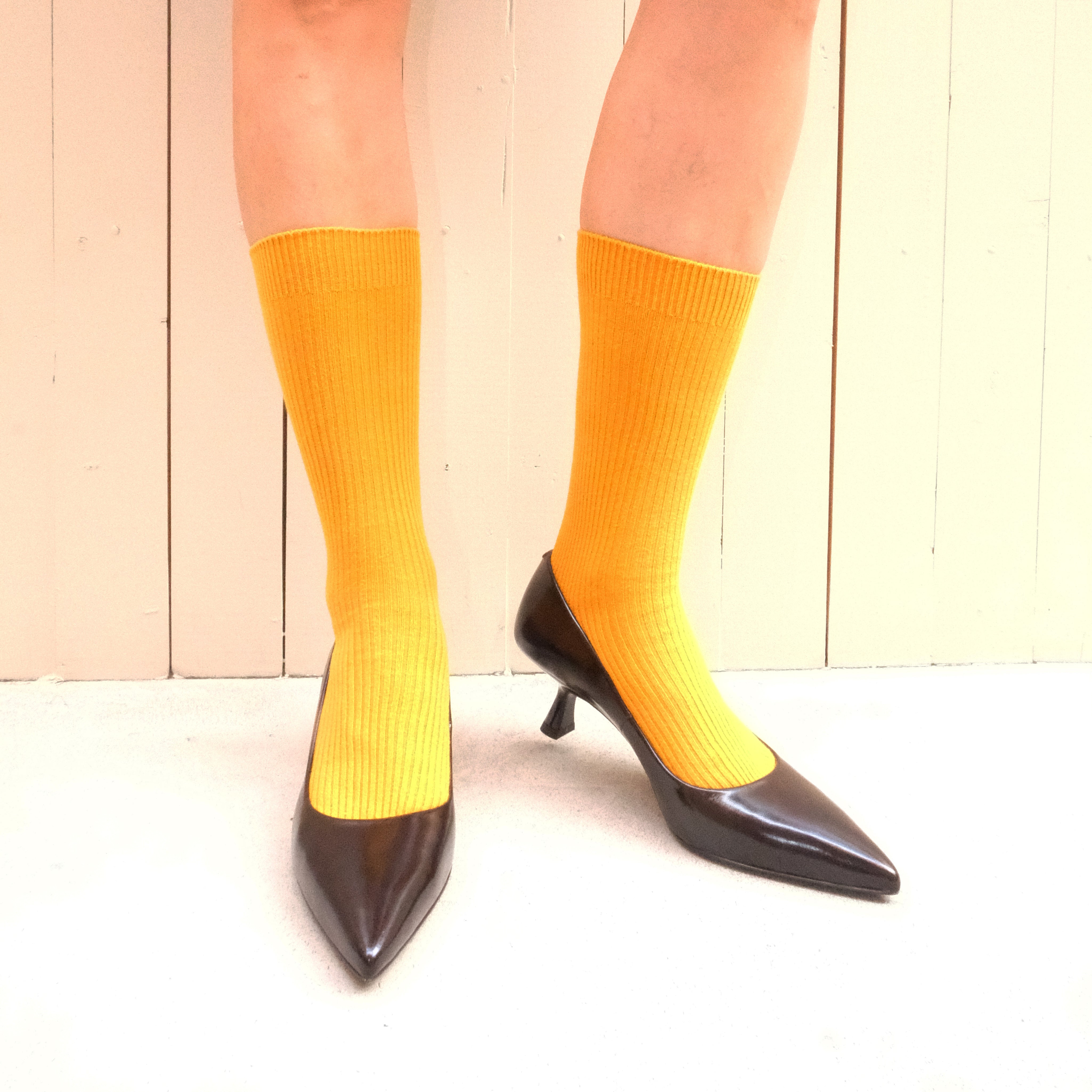 The No Regrets Brown Leather Pump