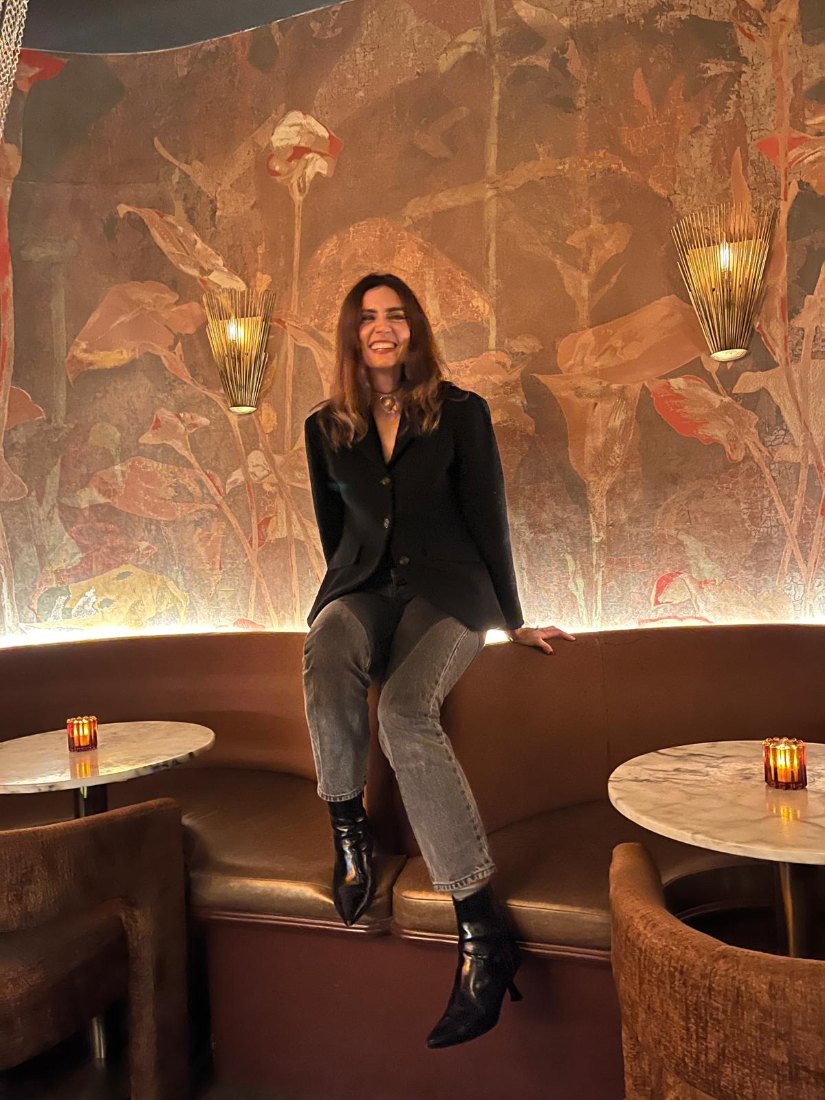 The Party Favor Heeled Bootie Black Leather